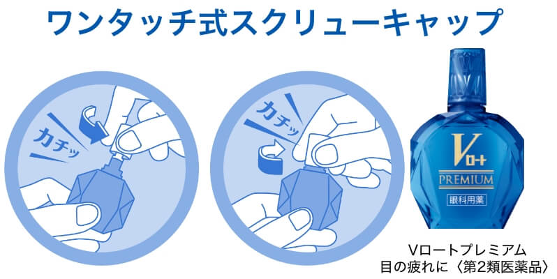 ワンタッチ式スクリューキャップ