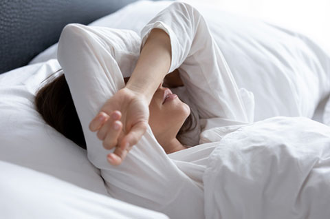 ストレスで眠れなくなると、交感神経が優位になる