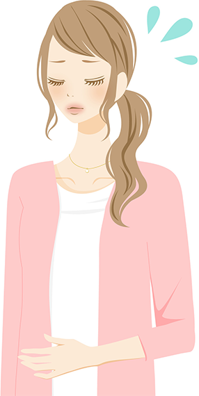 原因は不規則な生活にストレス