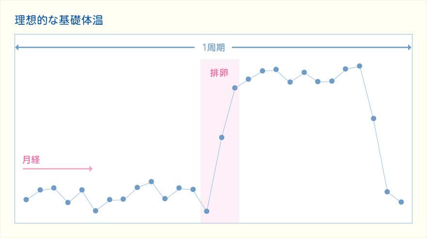 理想的な基礎体温