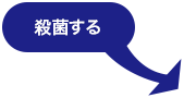 殺菌する