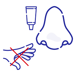 塗ったあとは触らない