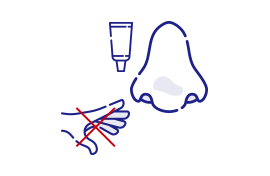 塗ったあとは触らない