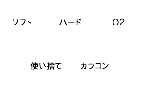 （ソフト）（ハード）（O2）（使い捨て）（カラコン）