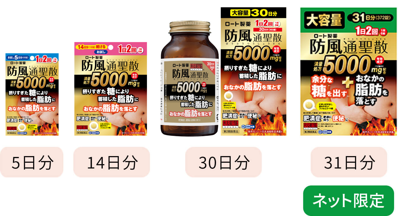 ロート防風通聖散錠満量a